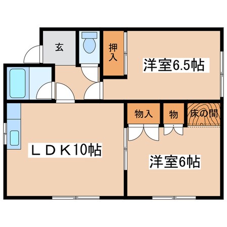 駒場町4テラスハウスの物件間取画像